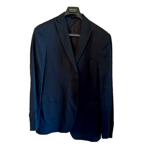 John Varvatos Black Blazer Italian made Vintage 2 button Good Condition